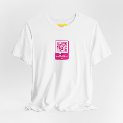 QR KAMASUTRA JOKE (Unisex Jersey Short Sleeve Tee)