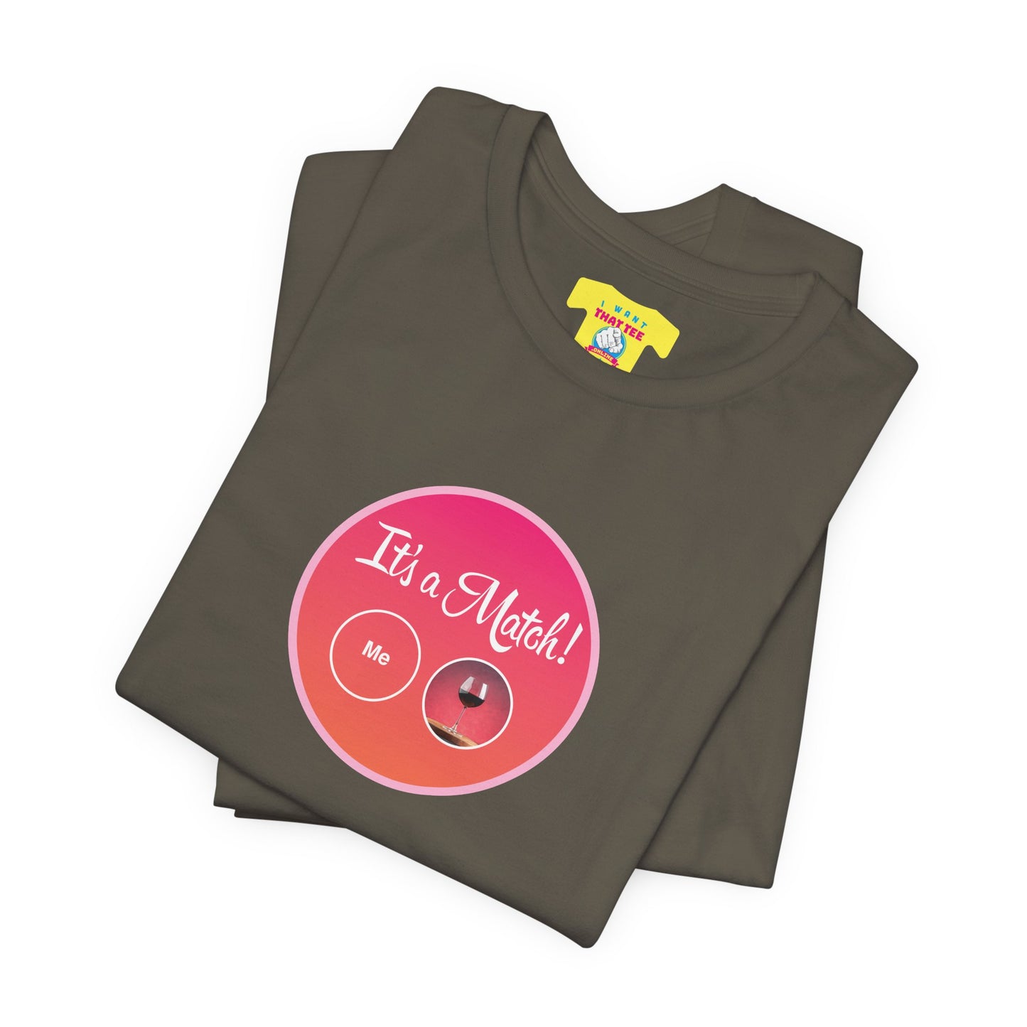 WINE TINDER MATCH (Unisex Softstyle T-Shirt)