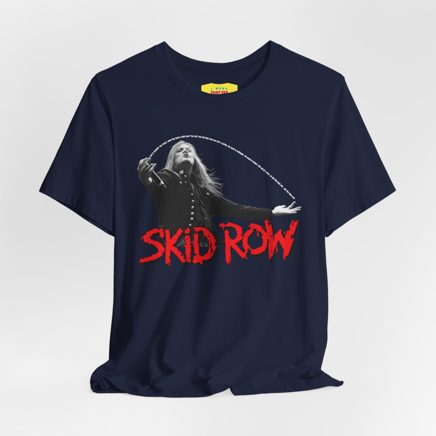 GET THE FUCK OUT - SKID ROW (Unisex Softstyle T-Shirt)