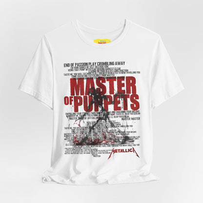 MASTER OF PUPPETS - METALLICA (Unisex Jersey Short Sleeve Tee)