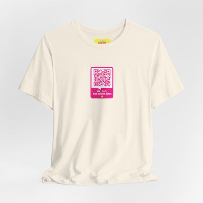 QR KAMASUTRA JOKE (Unisex Jersey Short Sleeve Tee)