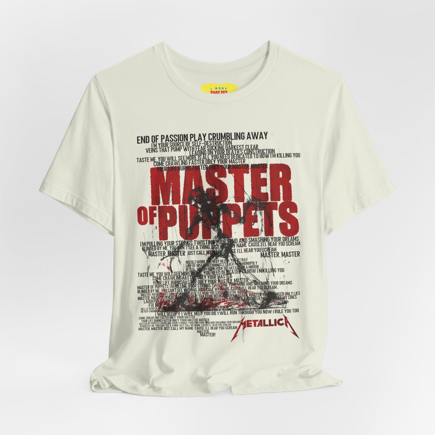 MASTER OF PUPPETS - METALLICA (Unisex Jersey Short Sleeve Tee)
