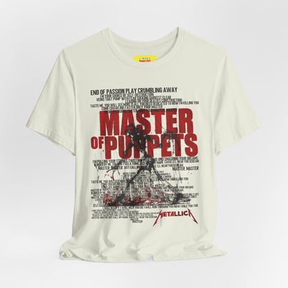 MASTER OF PUPPETS - METALLICA (Unisex Jersey Short Sleeve Tee)
