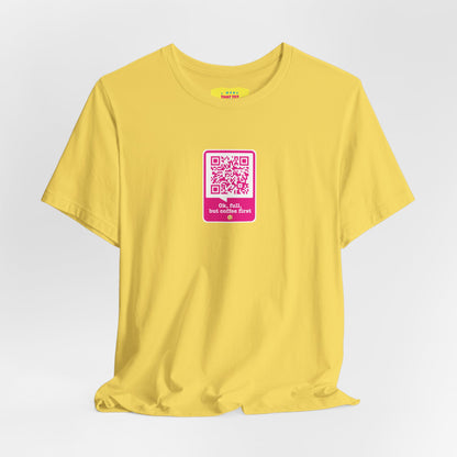 QR KAMASUTRA JOKE (Unisex Jersey Short Sleeve Tee)