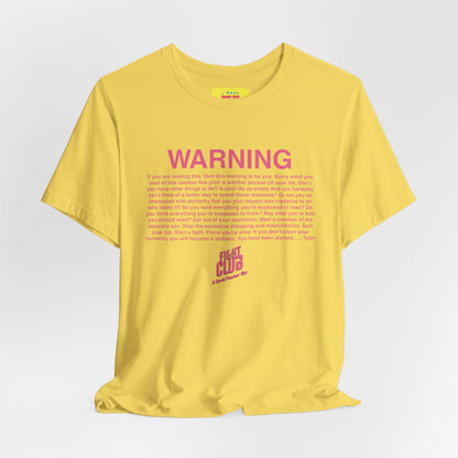 WARNING - FIGHT CLUB VHS MESSAGE