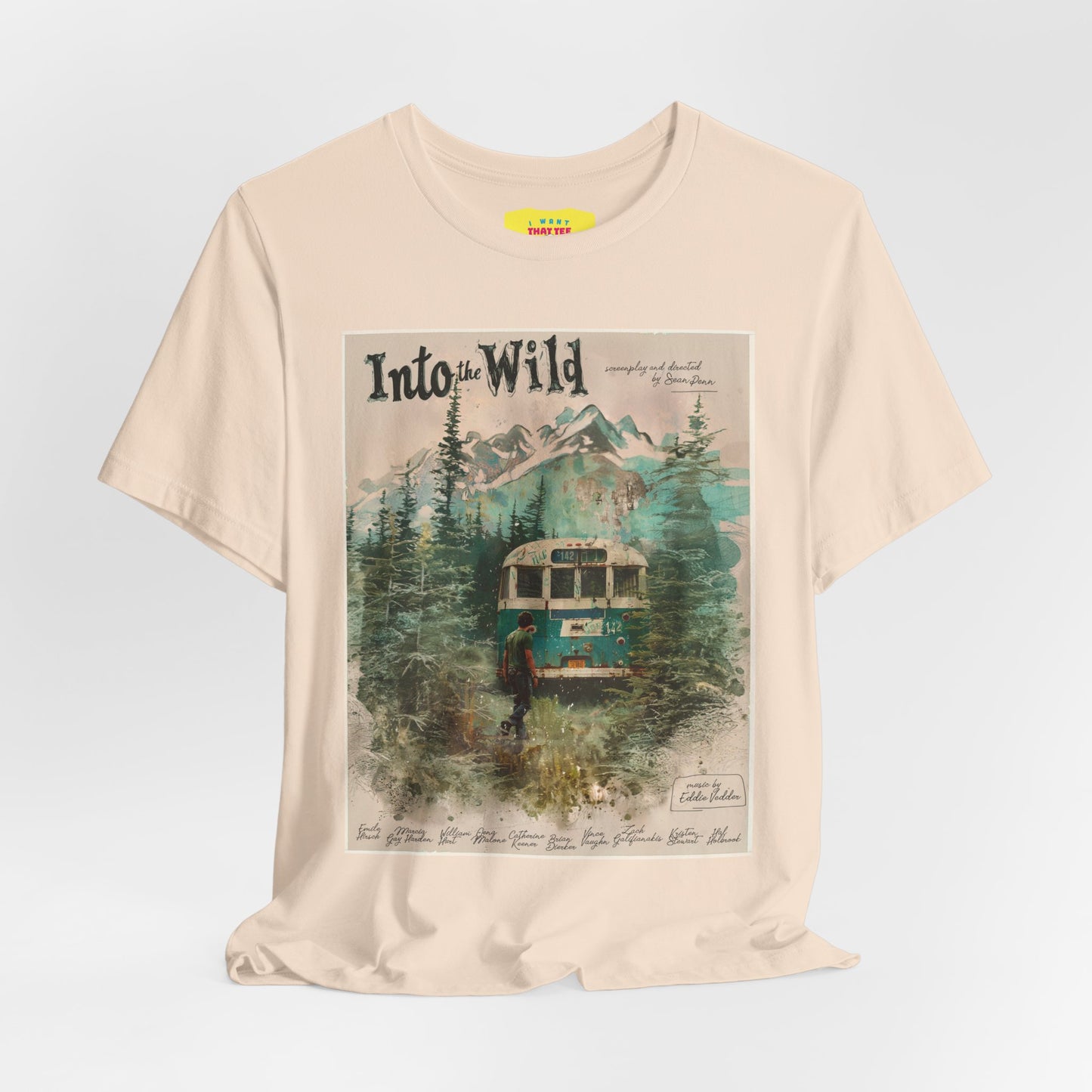 INTO THE WILD - ALTERNATIVE MOVIE POSTER (Unisex Jersey Short Sleeve Tee)