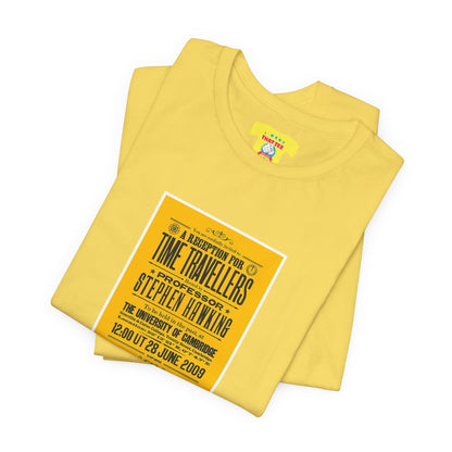 A RECEPTION FOR TIME TRAVELLERS - STEPHEN HAWKINGS TIME TRAVELLERS PARTY (Unisex Softstyle T-Shirt)