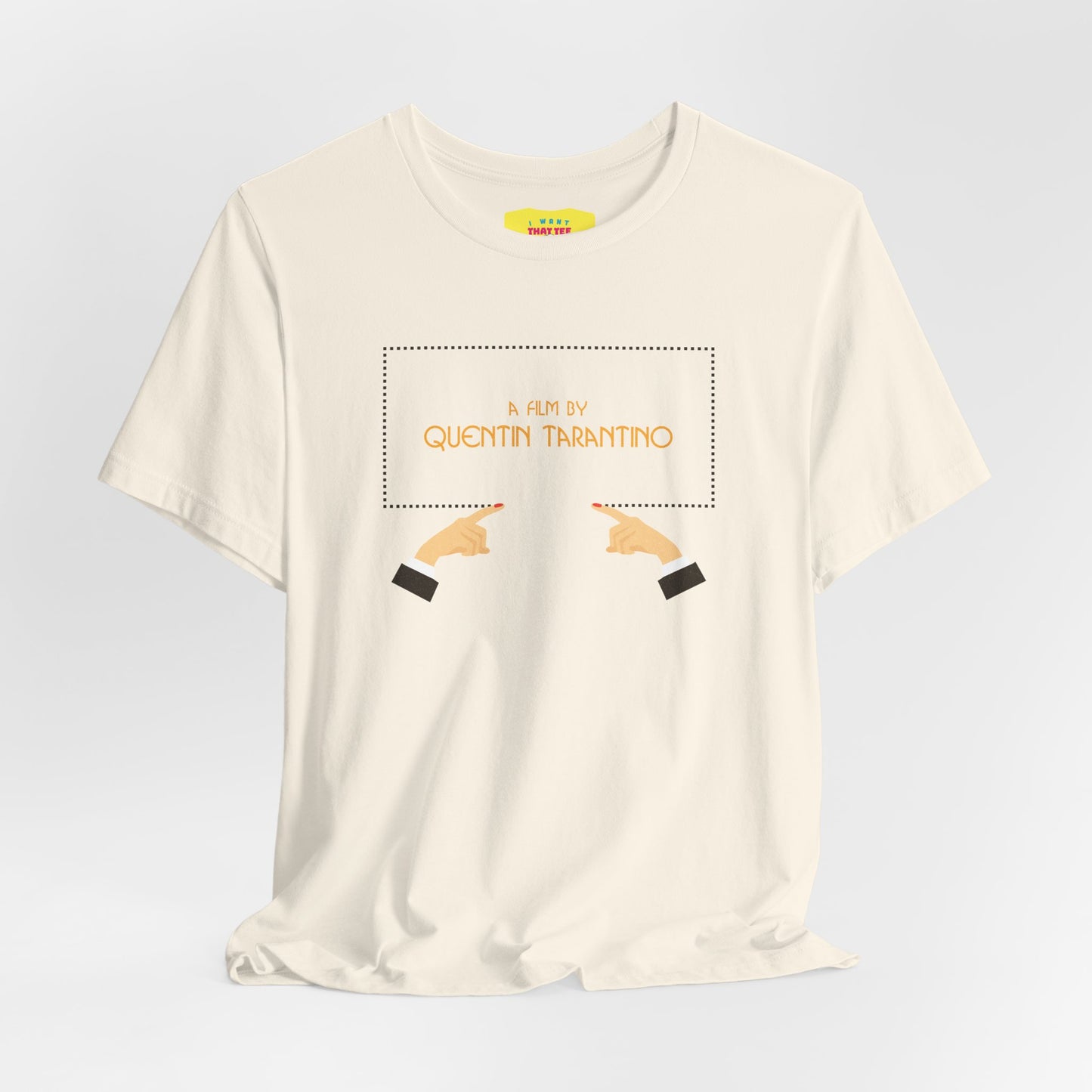 DON'T BE A SQUARE - PULP FICTION QUOTE (Unisex Jersey Short Sleeve Tee)