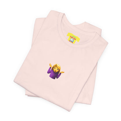 NOT MY FAULT - GIRL EMOJI (Unisex Softstyle T-Shirt)