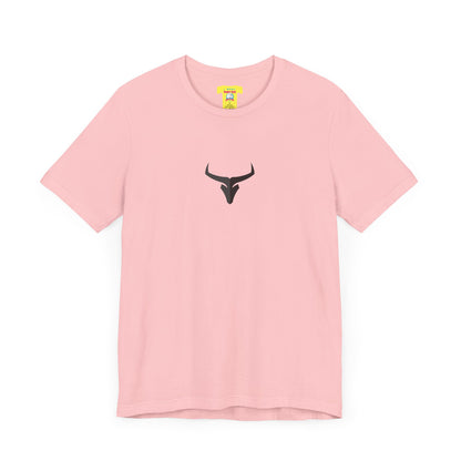 TAURUS BLACK LOGO - (Unisex Jersey Short Sleeve Tee)