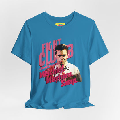 FIGHT CLUB - MISCHIEF. MAYHEM. SOAP. (Unisex Softstyle T-Shirt)