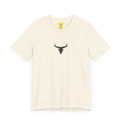 TAURUS BLACK LOGO - (Unisex Jersey Short Sleeve Tee)