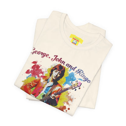 GEORGE, JOHN AND RINGO ARE ON MY OTHER TEES - (Unisex Softstyle T-Shirt)