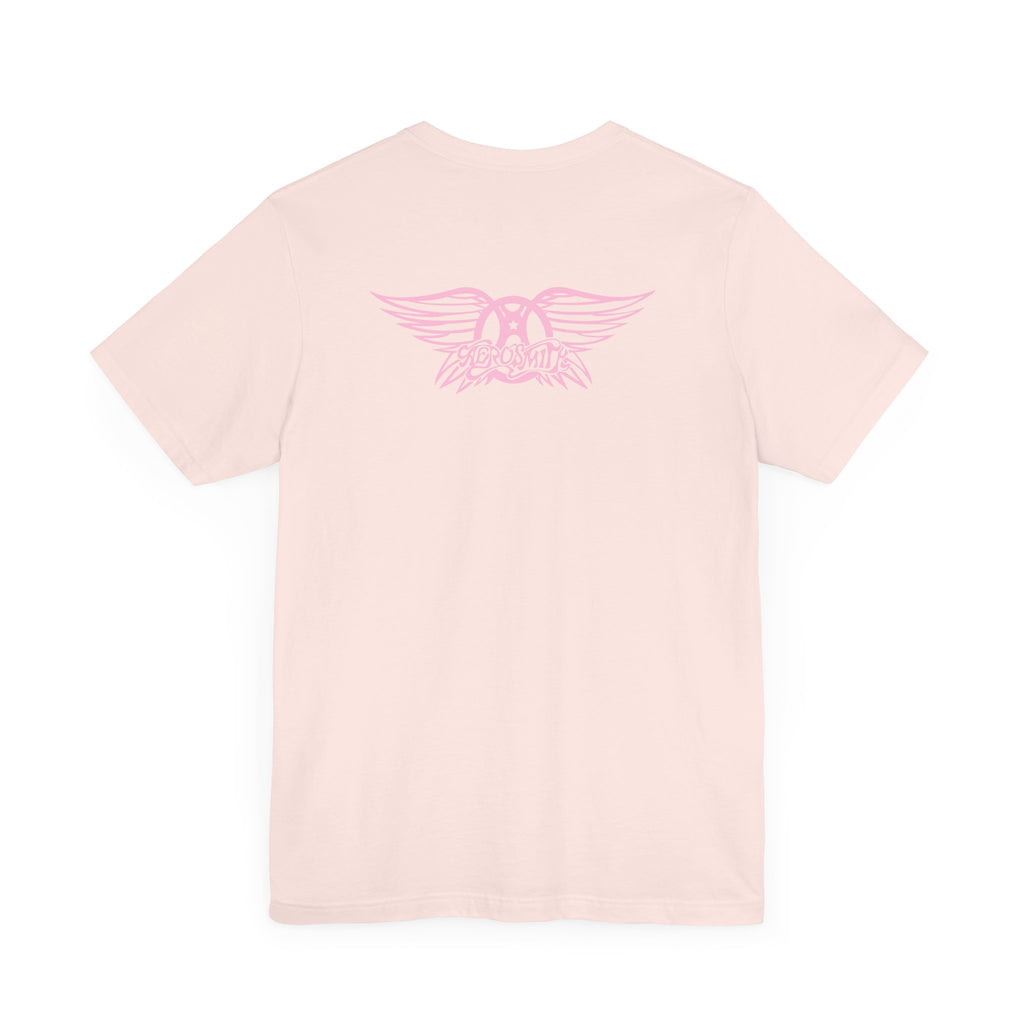 PINK GETS ME HlGH AS A KITE - AEROSMlTH LYRICS (Unisex Jersey Short Sleeve Tee)