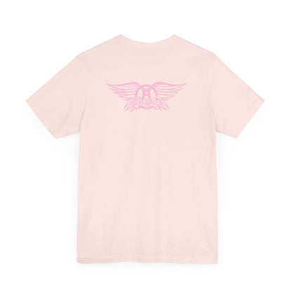 PINK GETS ME HlGH AS A KITE - AEROSMlTH LYRICS (Unisex Jersey Short Sleeve Tee)
