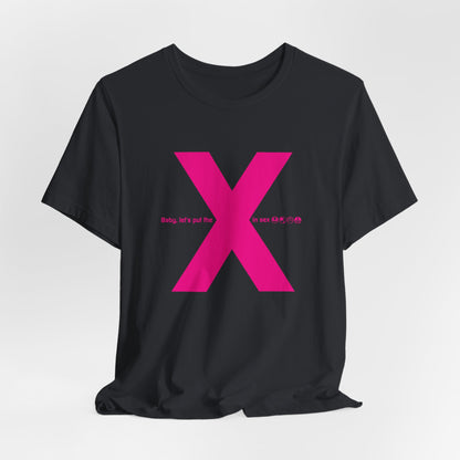 LET'S PUT THE X IN SEX - KISS (Unisex Softstyle T-Shirt)