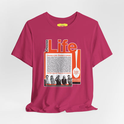 CHOOSE LIFE - TRAINSPOTTING (Unisex Softstyle T-Shirt)