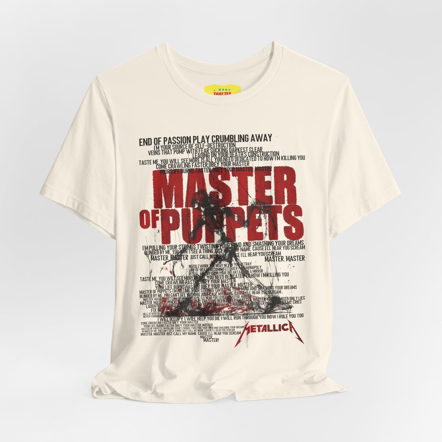 MASTER OF PUPPETS - METALLICA (Unisex Jersey Short Sleeve Tee)