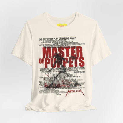 MASTER OF PUPPETS - METALLICA (Unisex Jersey Short Sleeve Tee)