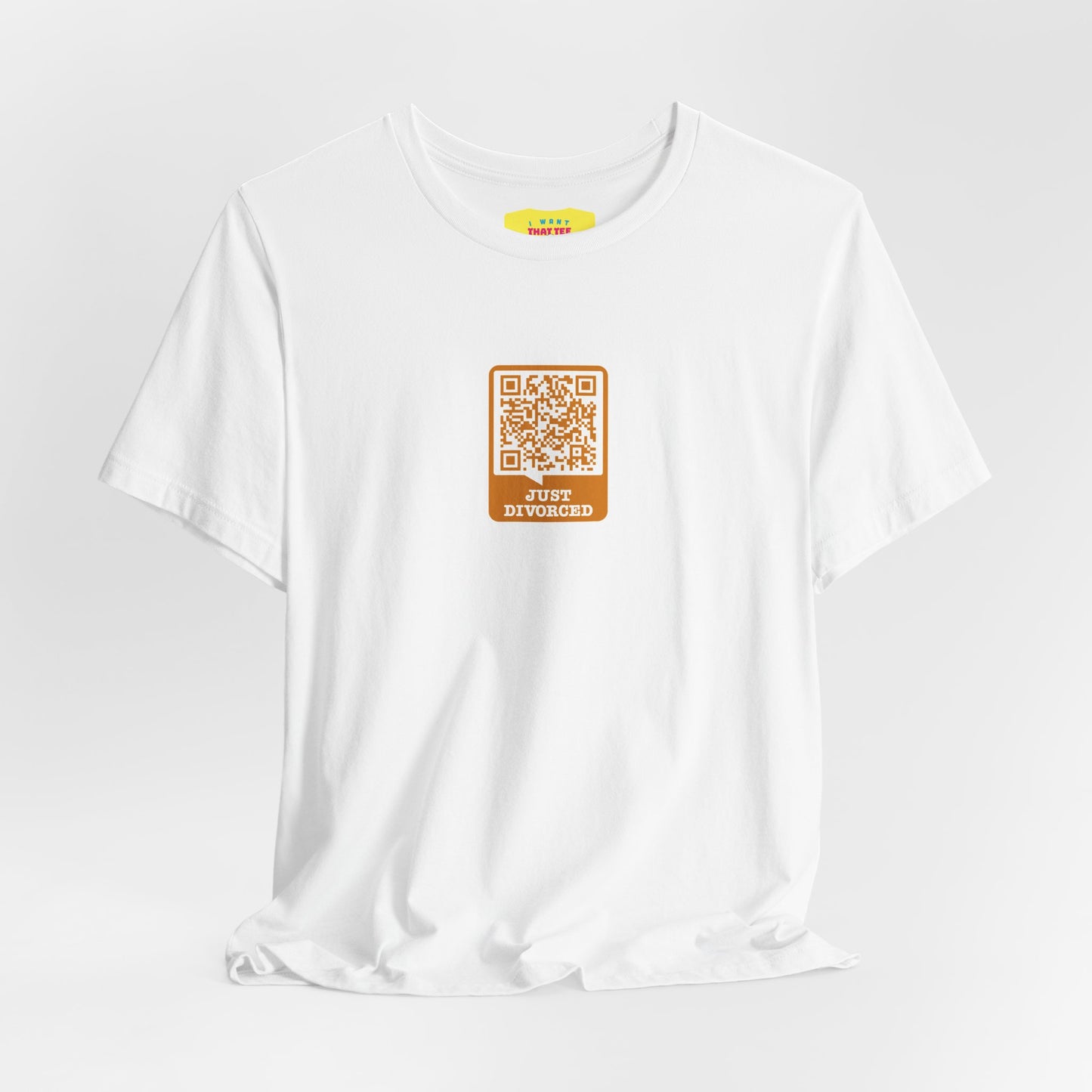 JUST DIVORCED - BRAVEHEART FREEDOM QR JOKE (Unisex Softstyle T-Shirt)