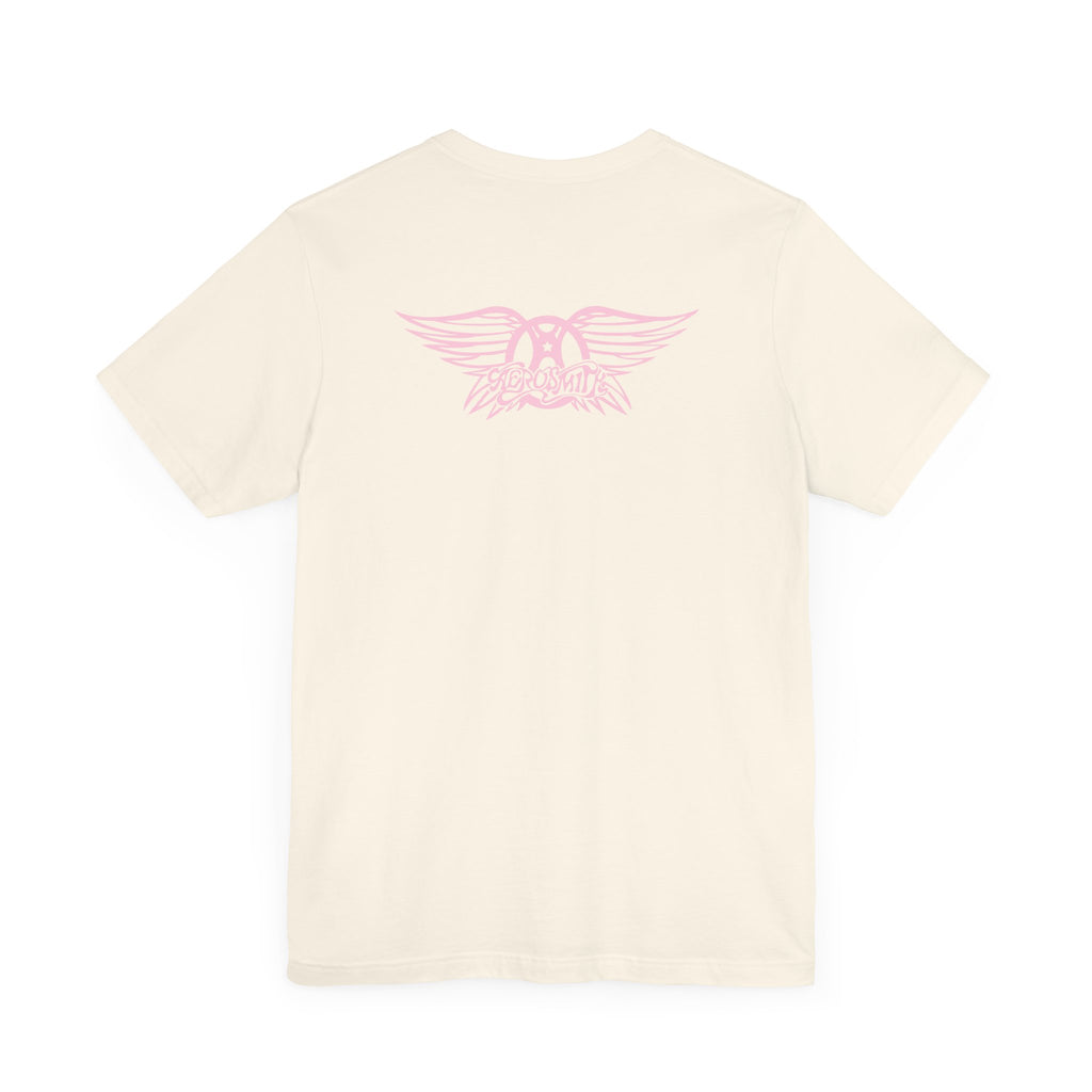 PINK GETS ME HlGH AS A KITE - AEROSMlTH LYRICS (Unisex Jersey Short Sleeve Tee)
