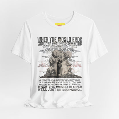WHEN THE WORLD ENDS - DAVE MATTHEWS BAND (Unisex Jersey Short Sleeve Tee)