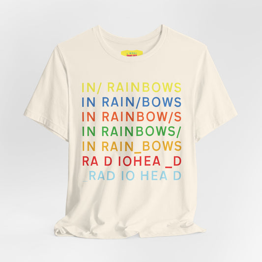 IN RAINBOWS - RADIOHEAD (Unisex Jersey Short Sleeve Tee)