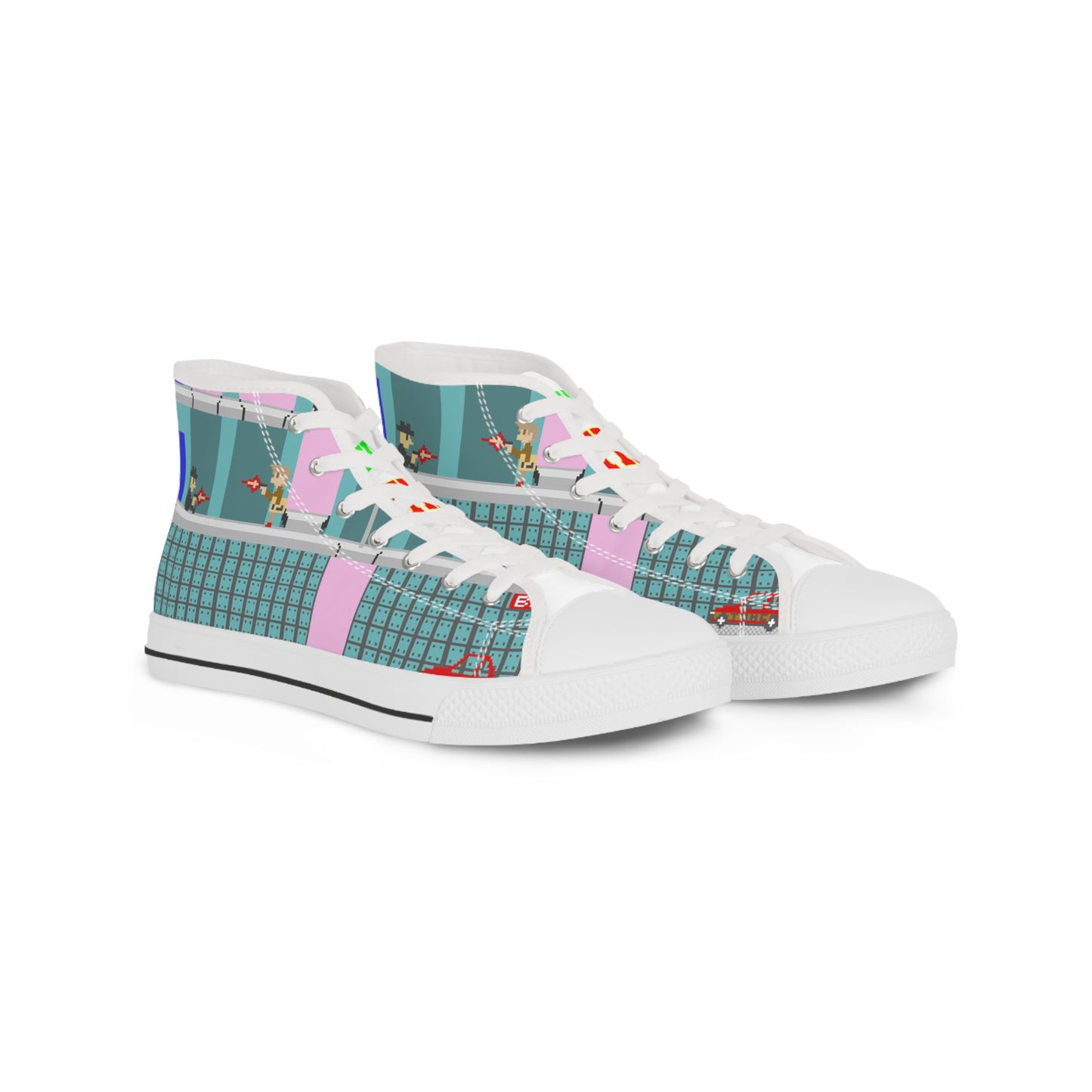 ELEVATOR ACTION ARCADE  (High Top Sneakers)