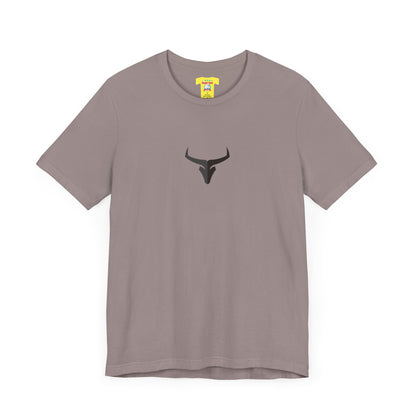 TAURUS BLACK LOGO - (Unisex Jersey Short Sleeve Tee)