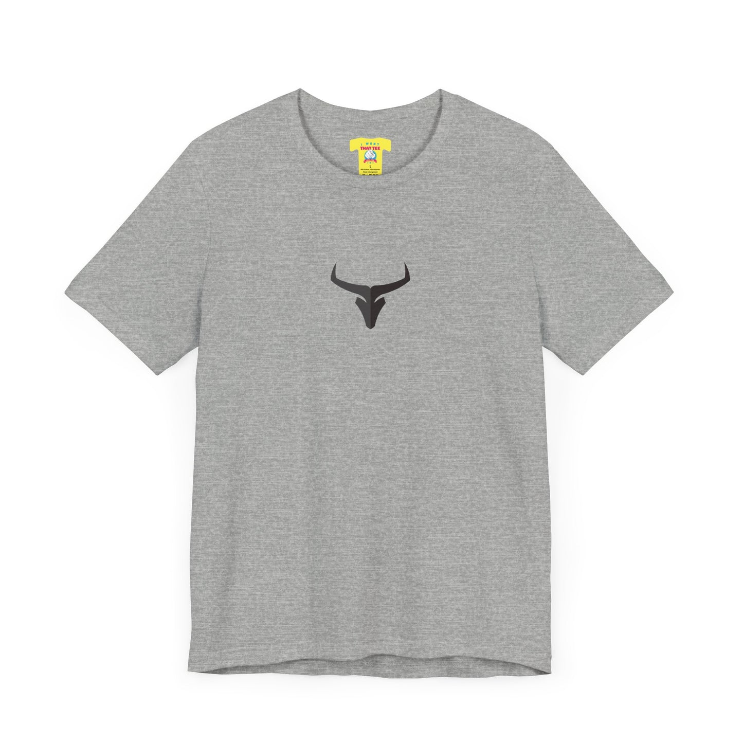 TAURUS BLACK LOGO - (Unisex Jersey Short Sleeve Tee)