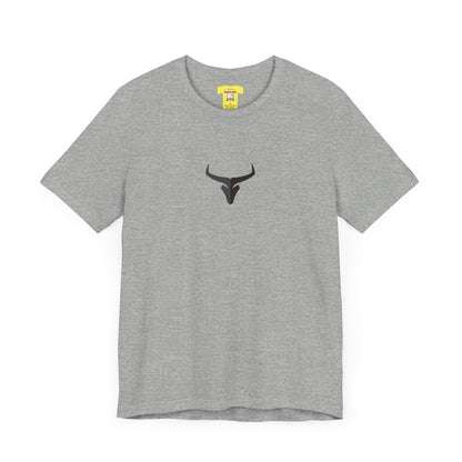 TAURUS BLACK LOGO - (Unisex Jersey Short Sleeve Tee)