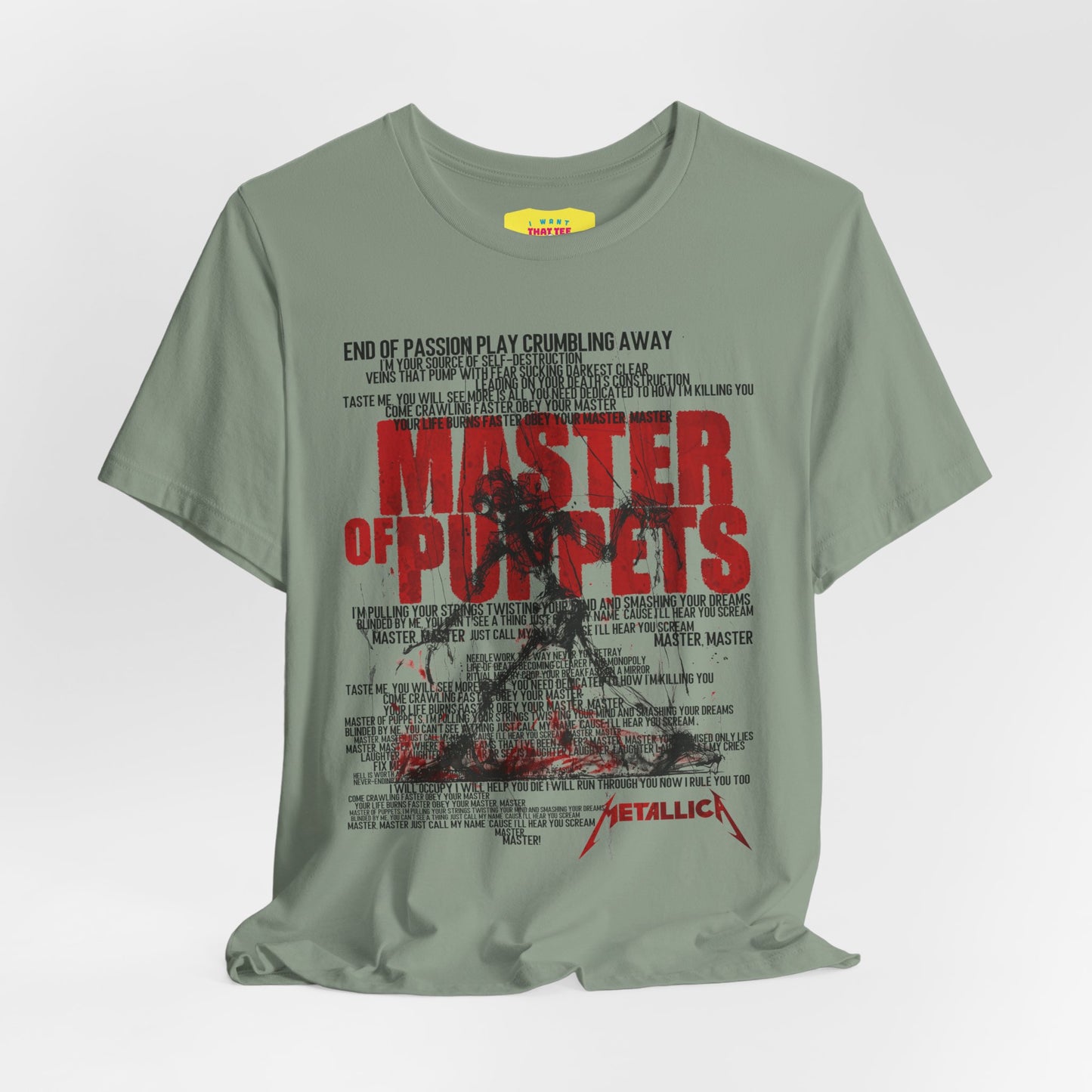 MASTER OF PUPPETS - METALLICA (Unisex Jersey Short Sleeve Tee)