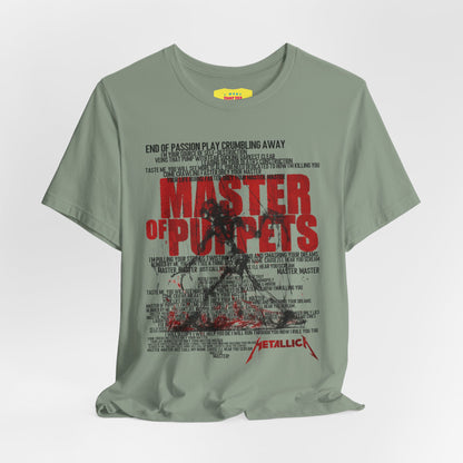 MASTER OF PUPPETS - METALLICA (Unisex Jersey Short Sleeve Tee)