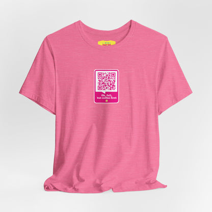 QR KAMASUTRA JOKE (Unisex Jersey Short Sleeve Tee)