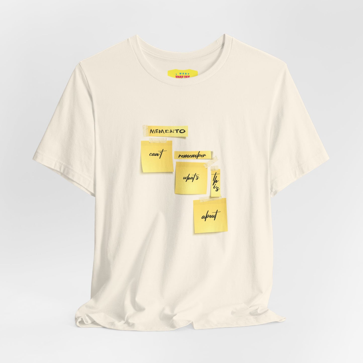MEMENTO - CAN'T REMEMBER WHAT'S THIS ABOUT (Unisex Softstyle T-Shirt)