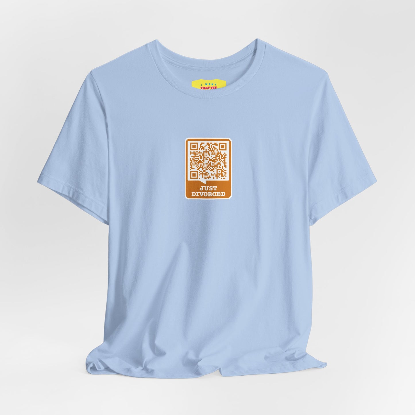 JUST DIVORCED - BRAVEHEART FREEDOM QR JOKE (Unisex Softstyle T-Shirt)