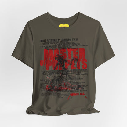 MASTER OF PUPPETS - METALLICA (Unisex Jersey Short Sleeve Tee)
