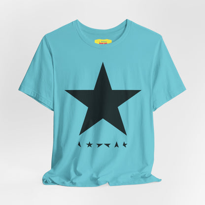 BLACKSTAR ALPHABET - DAVID BOWIE (Unisex Jersey Short Sleeve Tee)