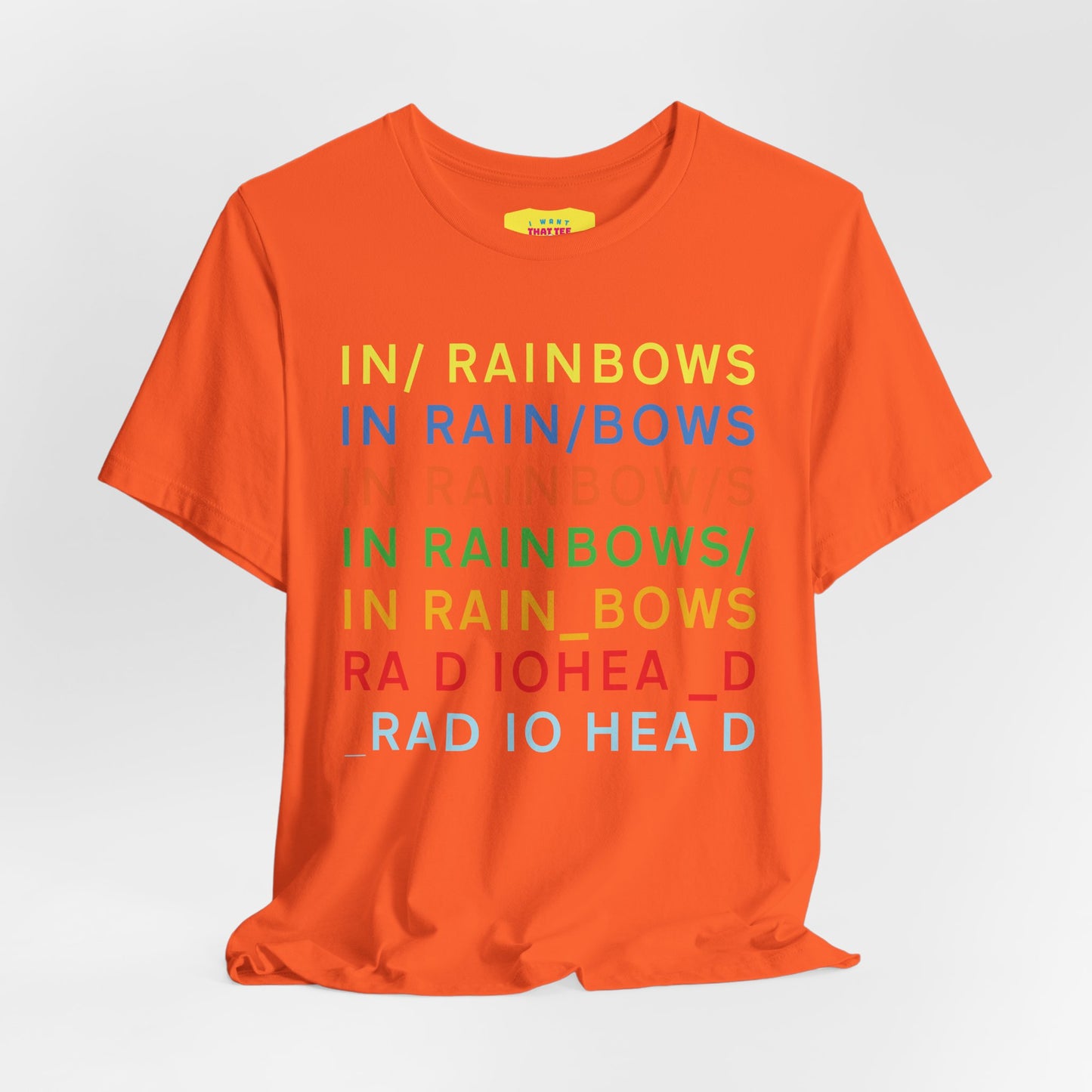 IN RAINBOWS - RADIOHEAD (Unisex Jersey Short Sleeve Tee)