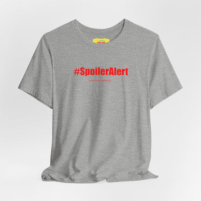 SPOILER ALERT/KEYSER SÖZE IS VERBAL KINT (Text in red, Unisex Softstyle T-Shirt)