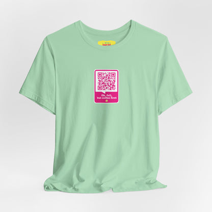 QR KAMASUTRA JOKE (Unisex Jersey Short Sleeve Tee)