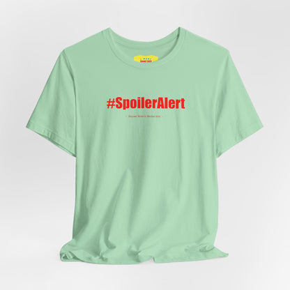 SPOILER ALERT/KEYSER SÖZE IS VERBAL KINT (Text in red, Unisex Softstyle T-Shirt)
