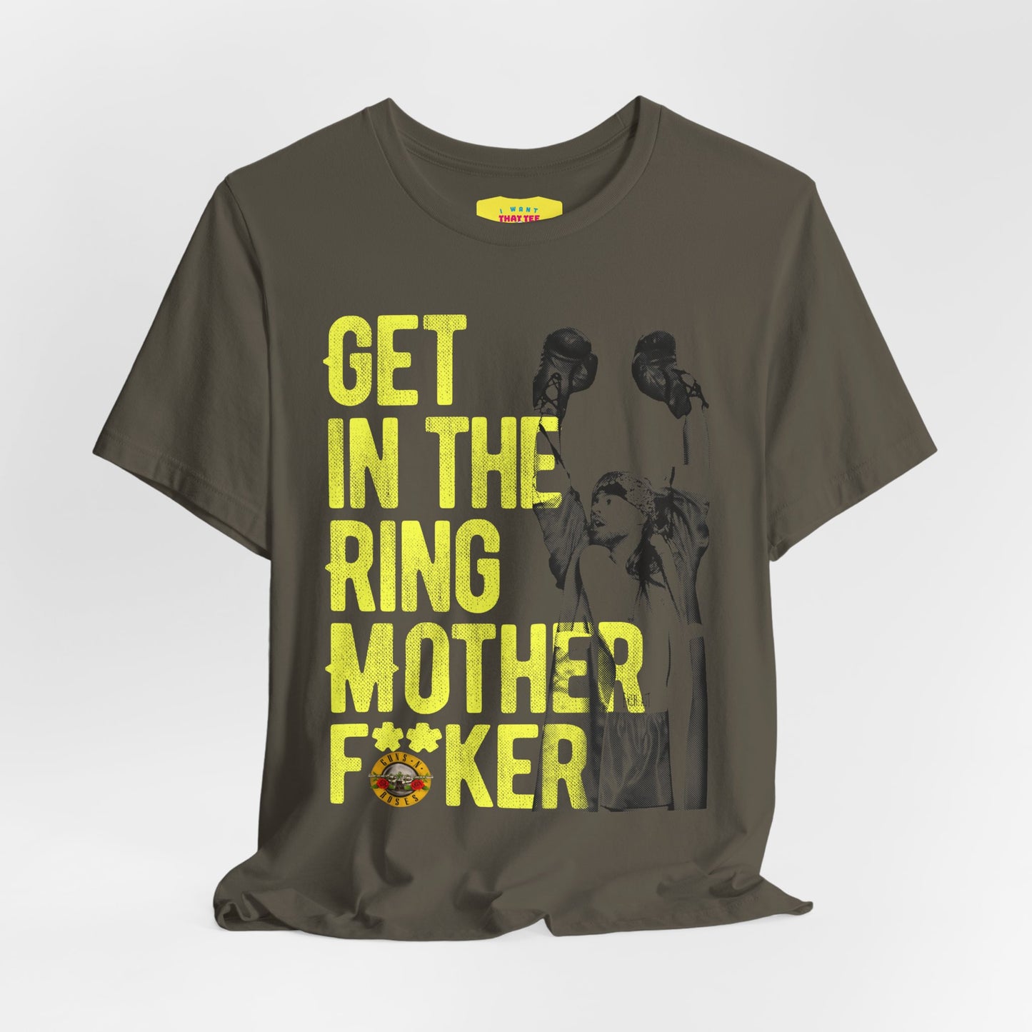 GET IN THE RING MOTHERF**KER - GUNS N ROSES (Unisex Jersey Short Sleeve Tee)