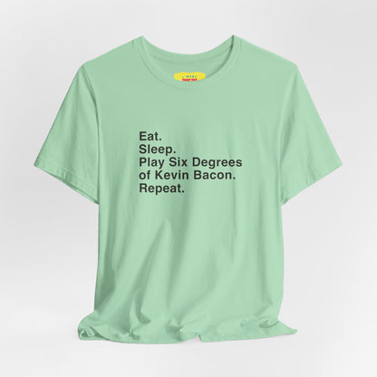 LIFE INSTRUCTIONS - SIX DEGREES OF KEVIN BACON (Unisex Softstyle T-Shirt)