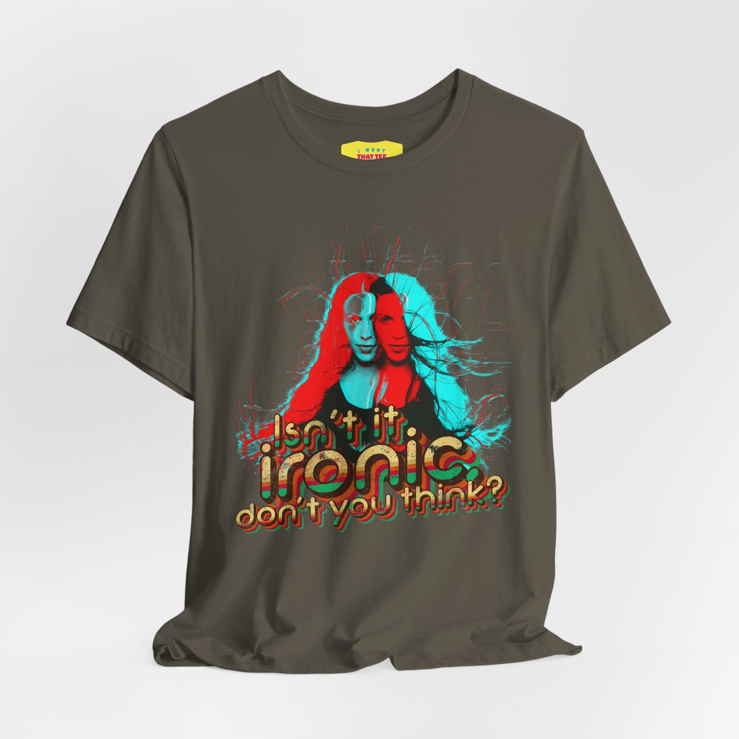ISN'T IT IRONIC, DON'T YOU THINK? - ALANIS MORISSETTE (Unisex Softstyle T-Shirt)
