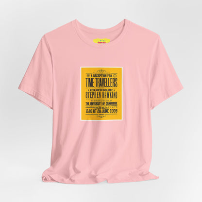 A RECEPTION FOR TIME TRAVELLERS - STEPHEN HAWKINGS TIME TRAVELLERS PARTY (Unisex Softstyle T-Shirt)