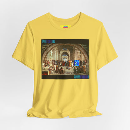 GUNS N ROSES - USE YOUR ILLUSION II ALBUM COVER + RAPHAEL ART (Unisex Jersey Short Sleeve Tee)