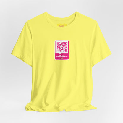 QR KAMASUTRA JOKE (Unisex Jersey Short Sleeve Tee)