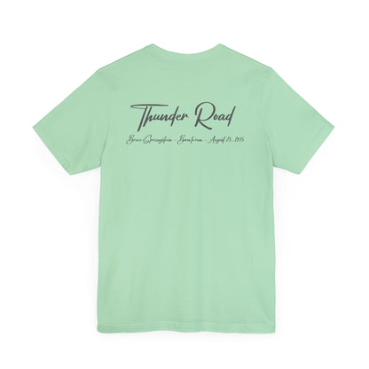 THUNDER ROAD - BRUCE SPRINGSTEEN LYRICS (Unisex Softstyle T-Shirt)