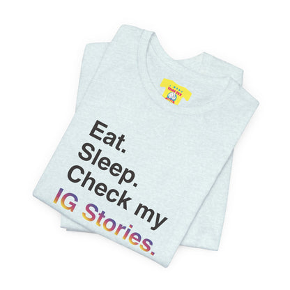 LIFE INSTRUCTIONS - IG STORIES (Unisex Softstyle T-Shirt)